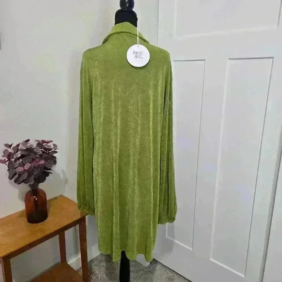 NWT Princess Polly Party Time Green Wrap Dress - Size 18 - Perfect for Holidays! - Picture 2 of 7